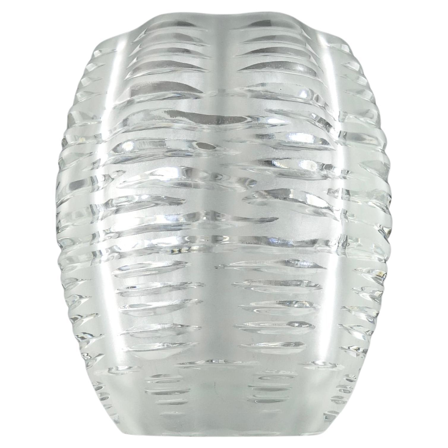Lalique, "Iseran" Vase, France 1980s