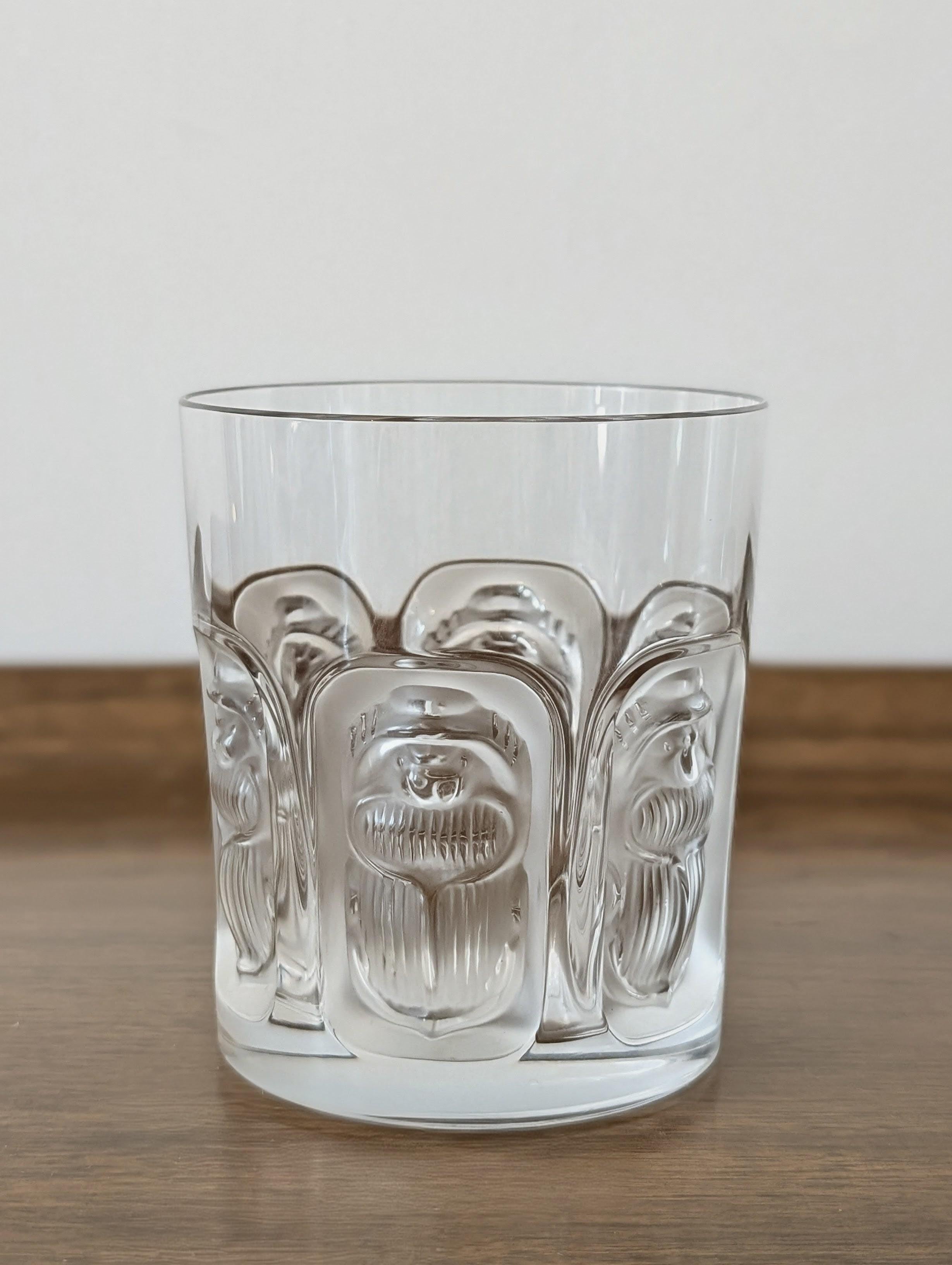 Verres en cristal Lalique 