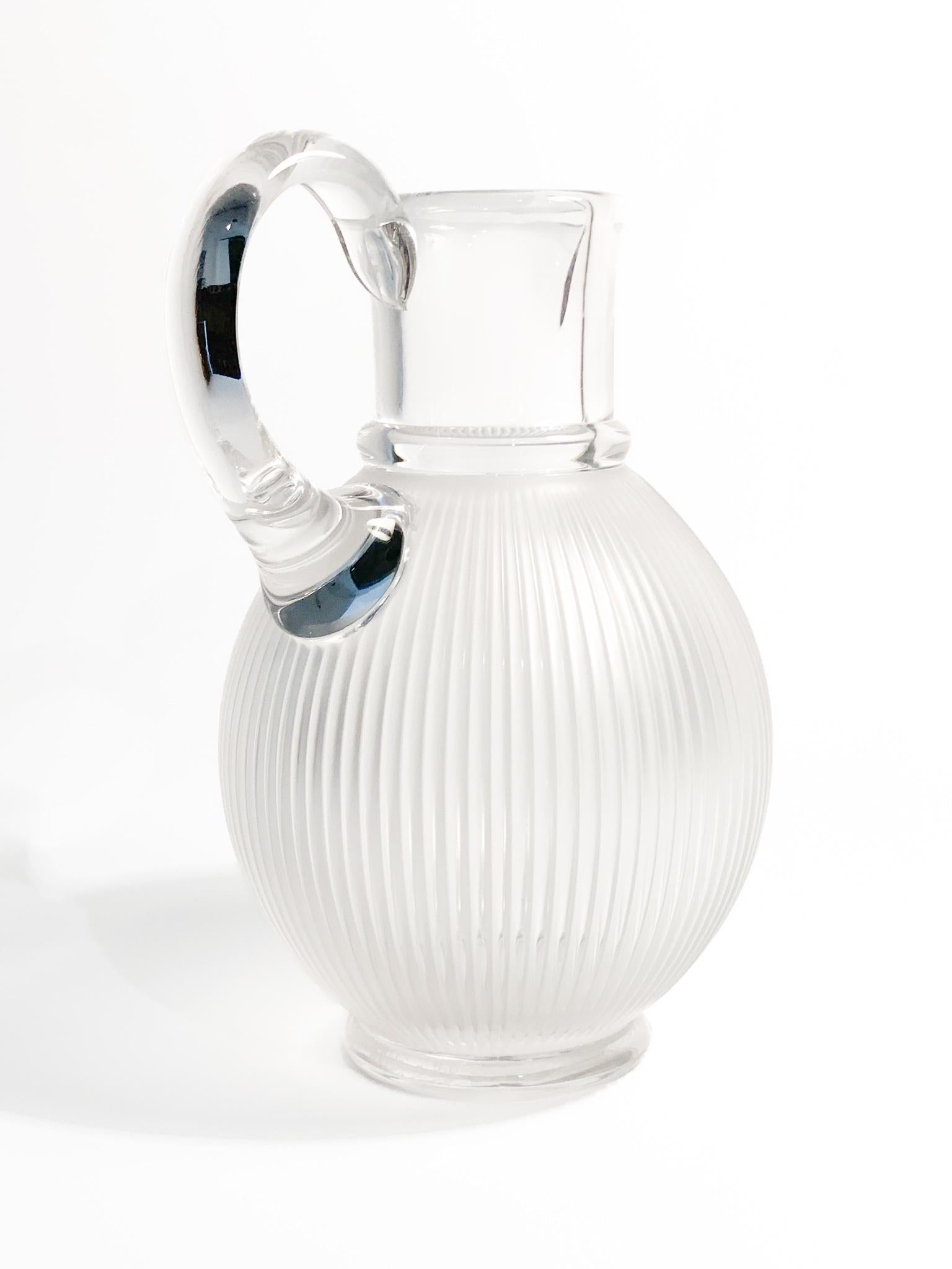 Late 20th Century Lalique Lageais Crystal Carafe by Marc Lalique from 1976