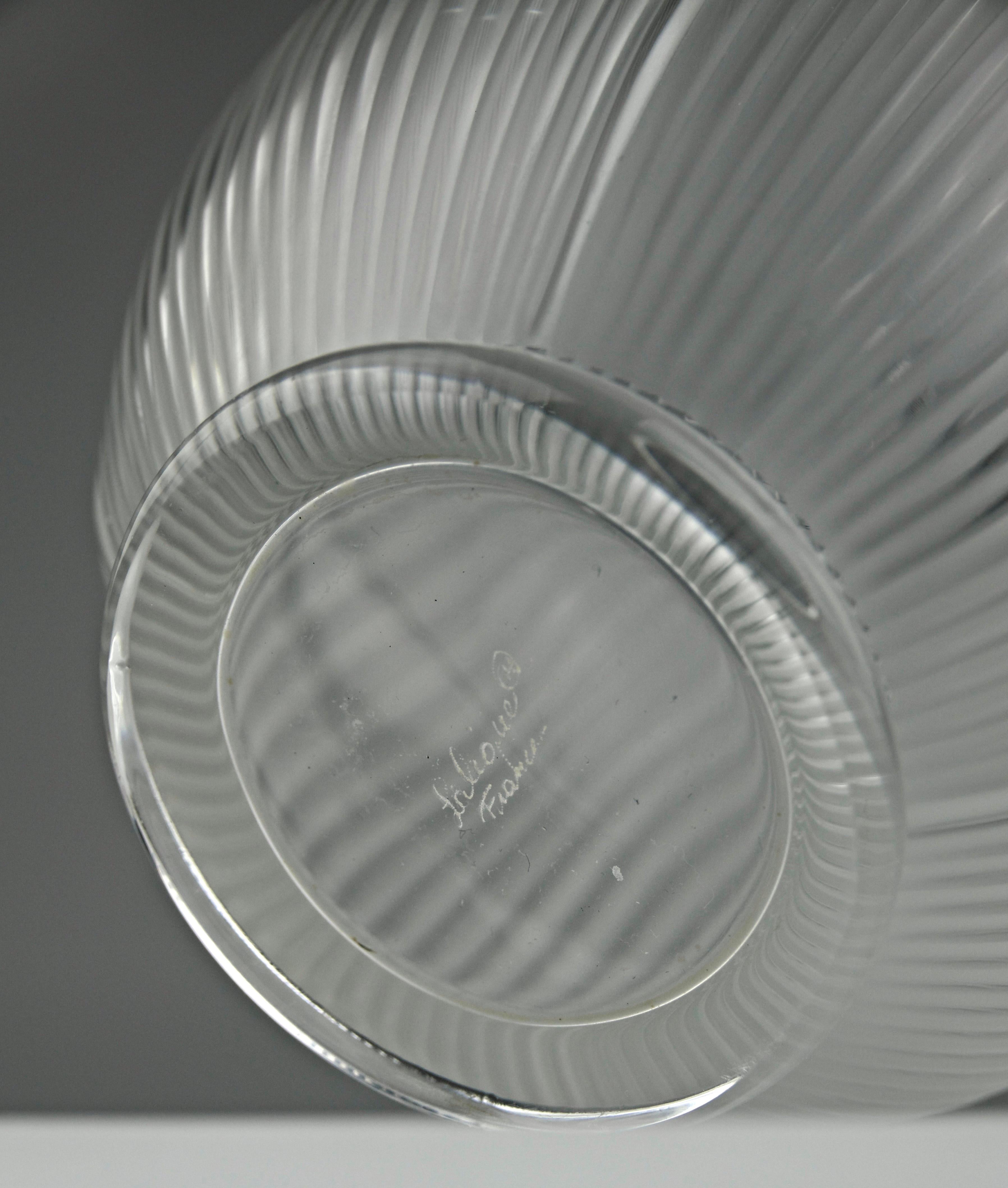 Lalique, Kerzenvase „Langeais“, Frankreich, 2000 im Angebot 2