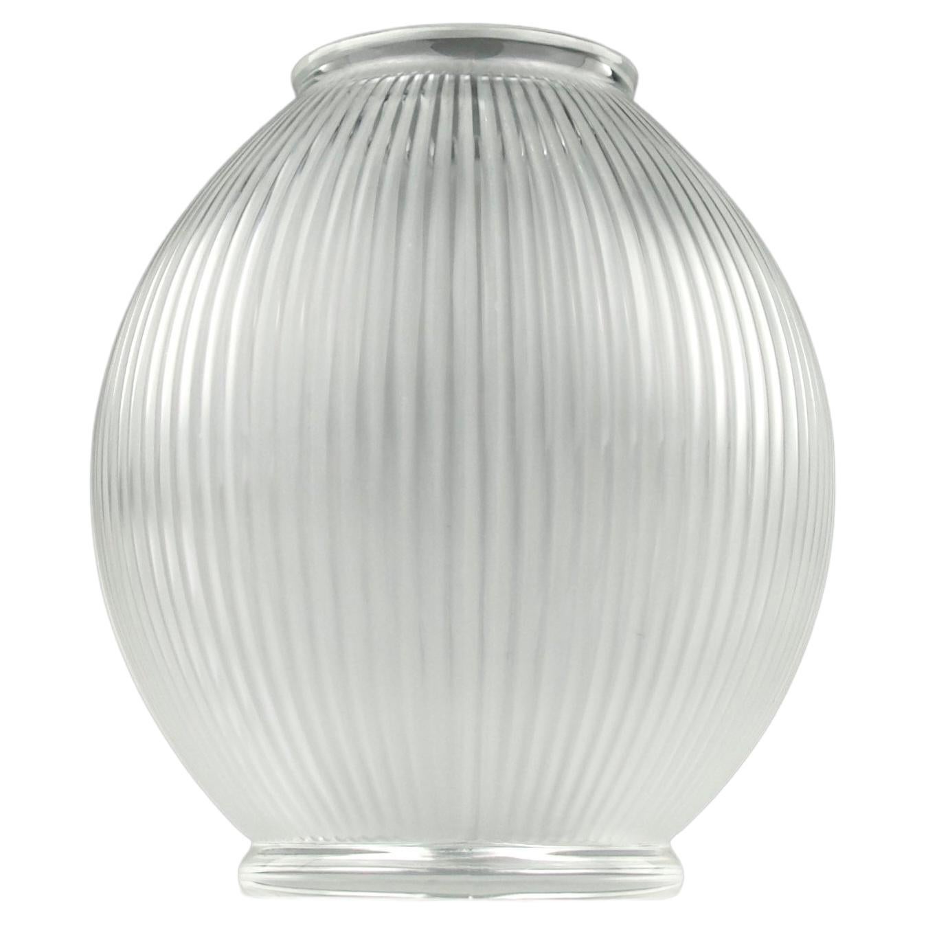 Lalique, "Langeais" Candle Vase, France, 2000 For Sale