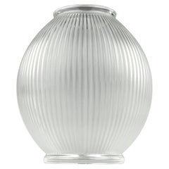 Lalique, "Langeais" Candle Vase, France, 2000
