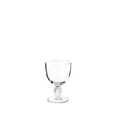 Lalique Langeais Wine/Burgundy Glass No. 3 in Clear Crystal