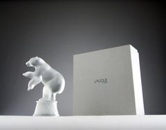 Lalique, Large Circus Bear Sculpture, France 2000s
