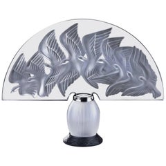 Lalique & Marie Claude Lalique "Hokkaido" Lamp