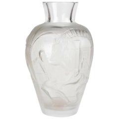Lalique Marie Claude Monumental Vase "Les Eleens"