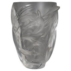 LALIQUE - Vase "Martinets", um 1980-2000