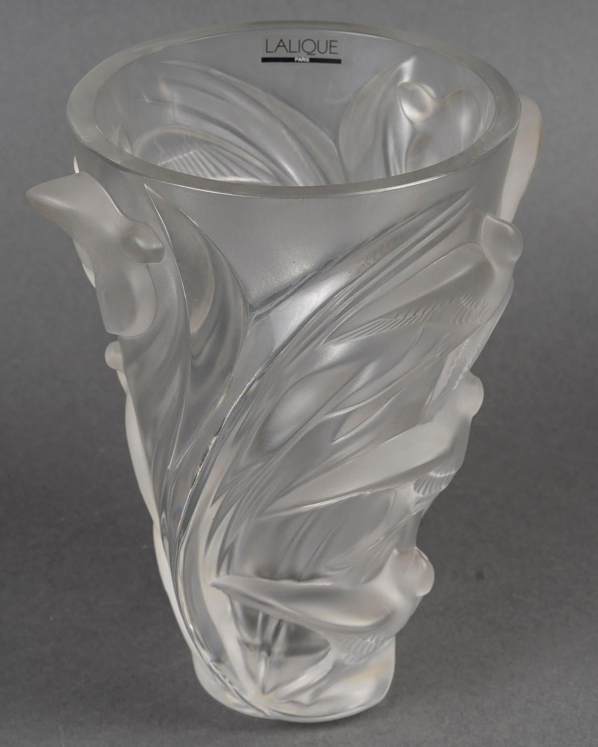 Lalique - Vase Martinets en vente 10