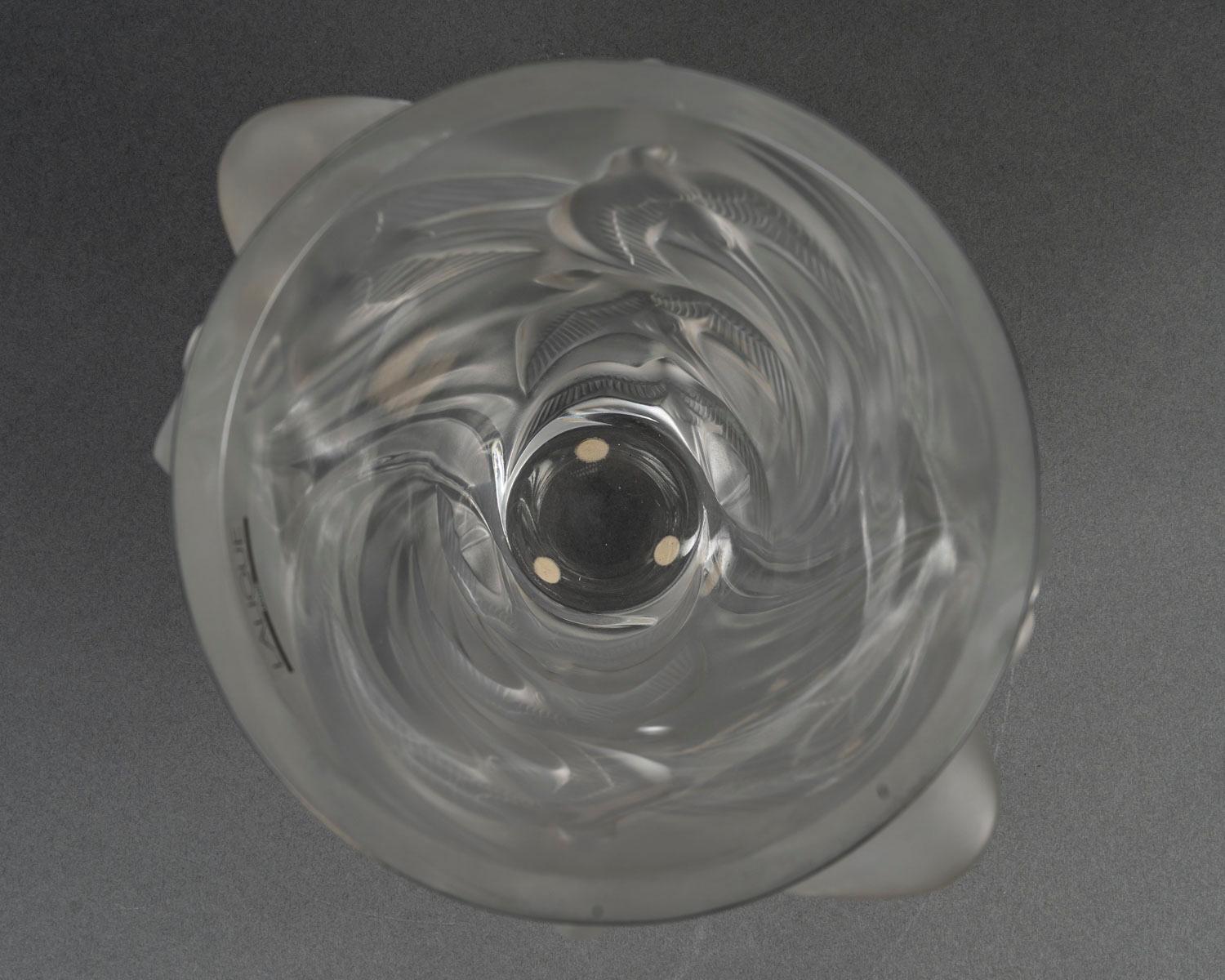 Lalique - Vase Martinets en vente 2