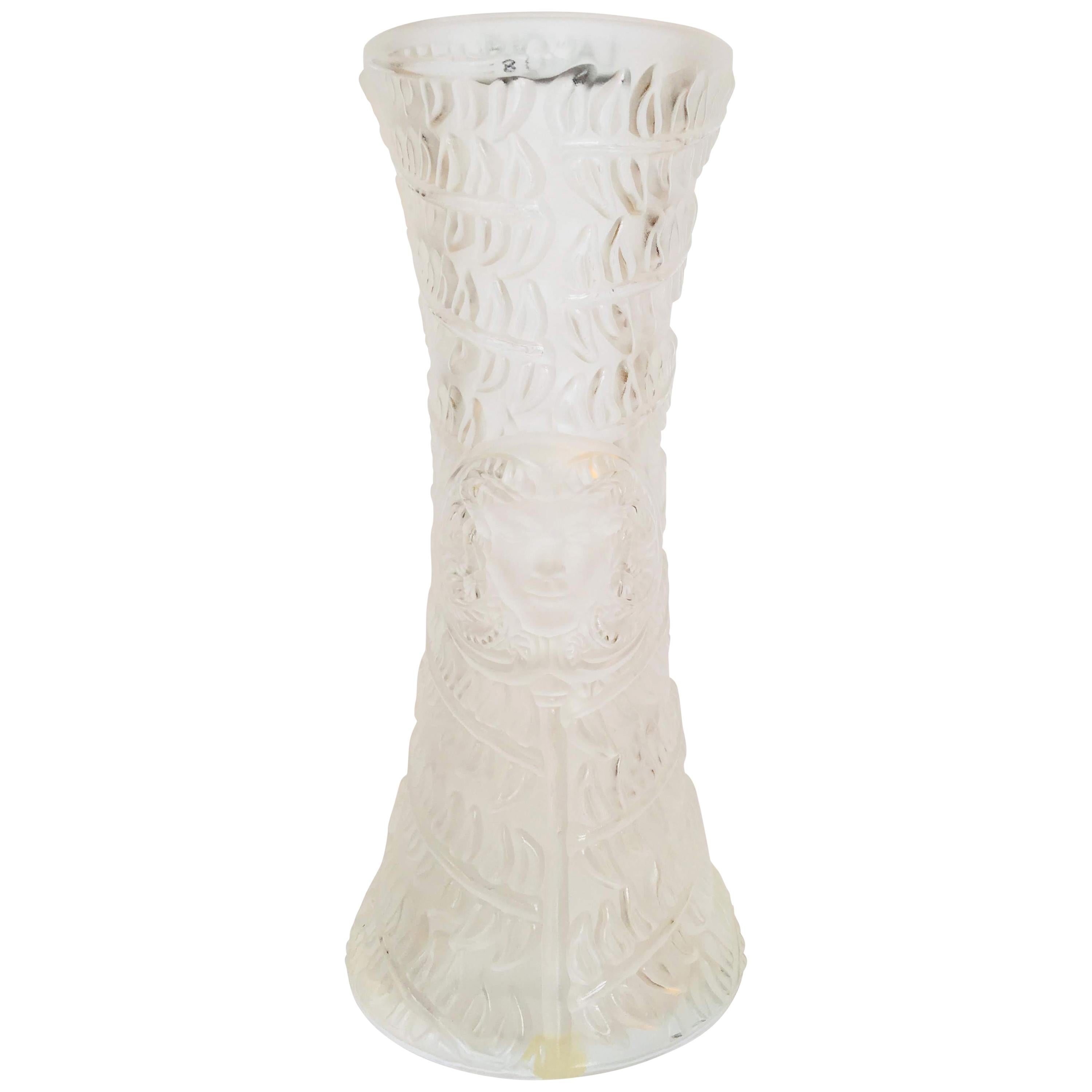 Lalique "Mask de Femme" Vase