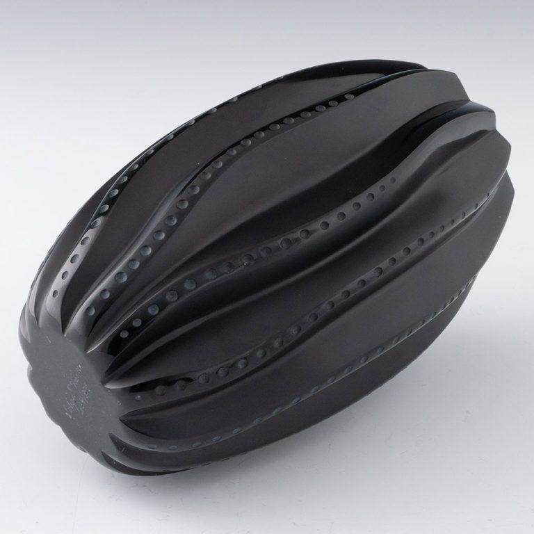 Jarrón Lalique Medusa de la Colección Negra Siglo XXI Siglo XXI y contemporáneo