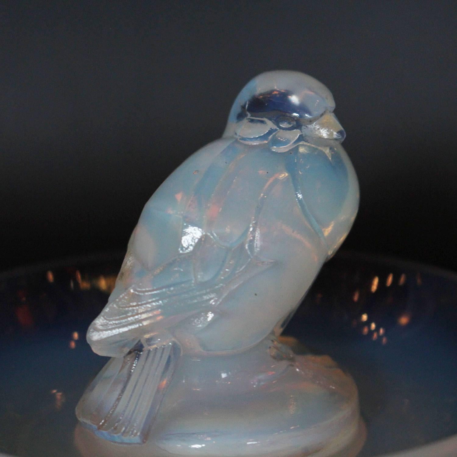 Lalique Moineau Cendrier In Good Condition In Forest Row, East Sussex