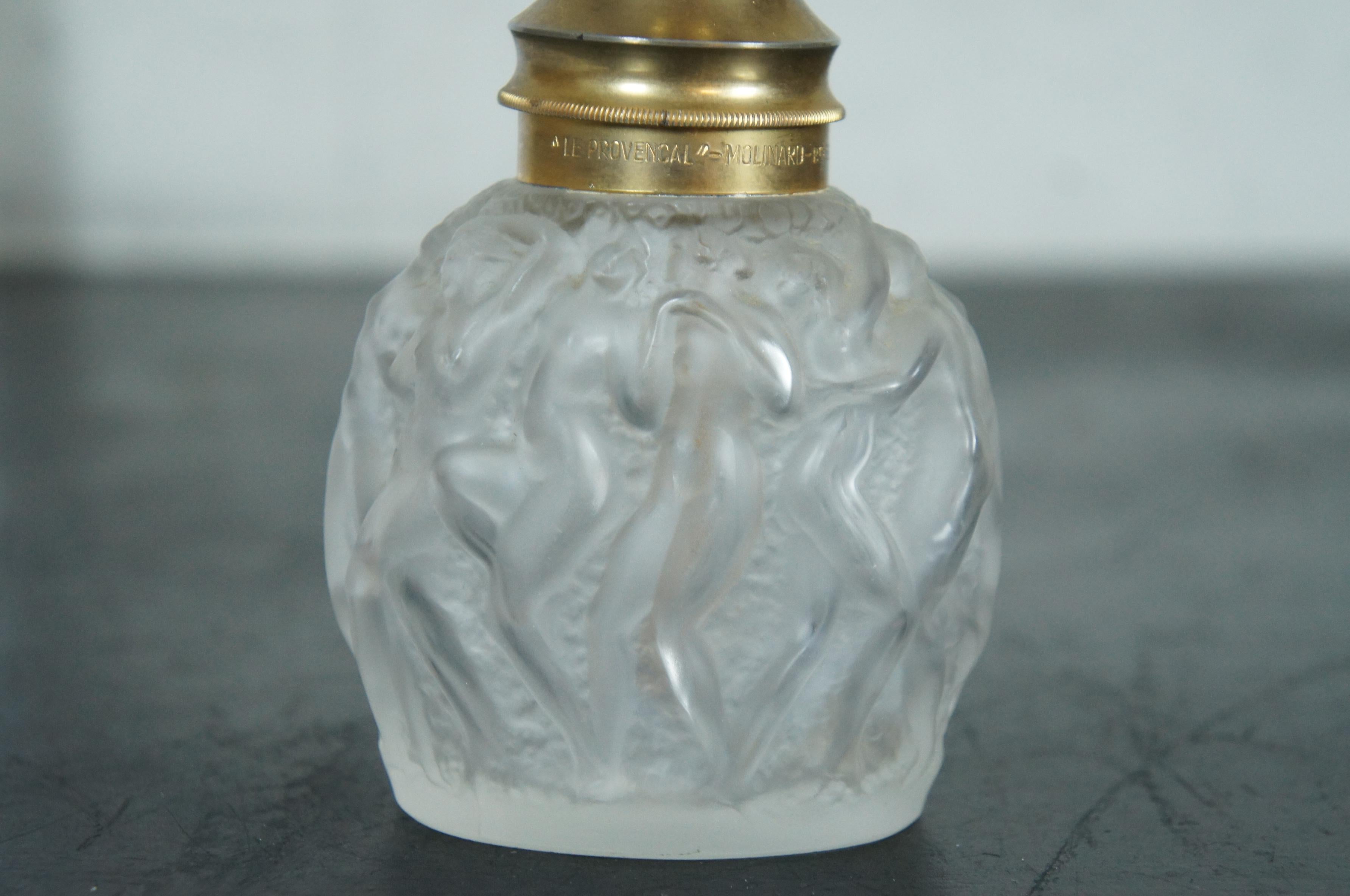 Lalique Molinard Le Provencal Atomizzatore Bacchanate Figura Nuda Bottiglia di Profumo 6
