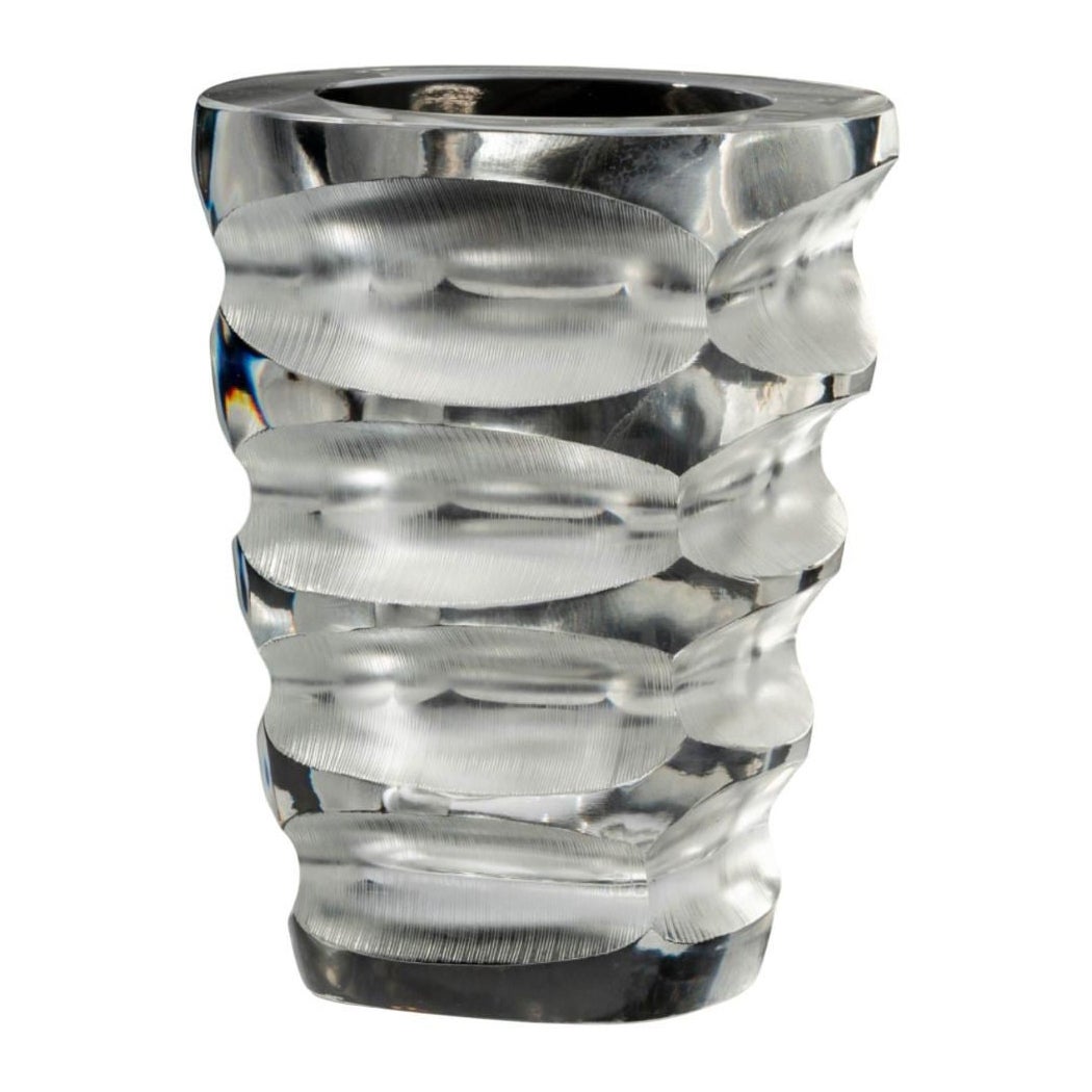 Vase en verre Lalique Mortefontaine - France, fin du XXe siècle. en vente