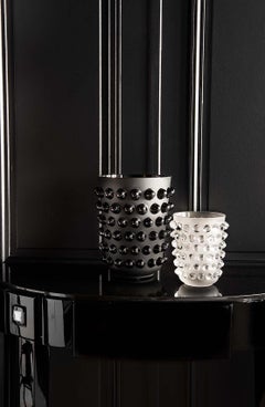 Lalique Mossi Grand Vase Clear Crystal