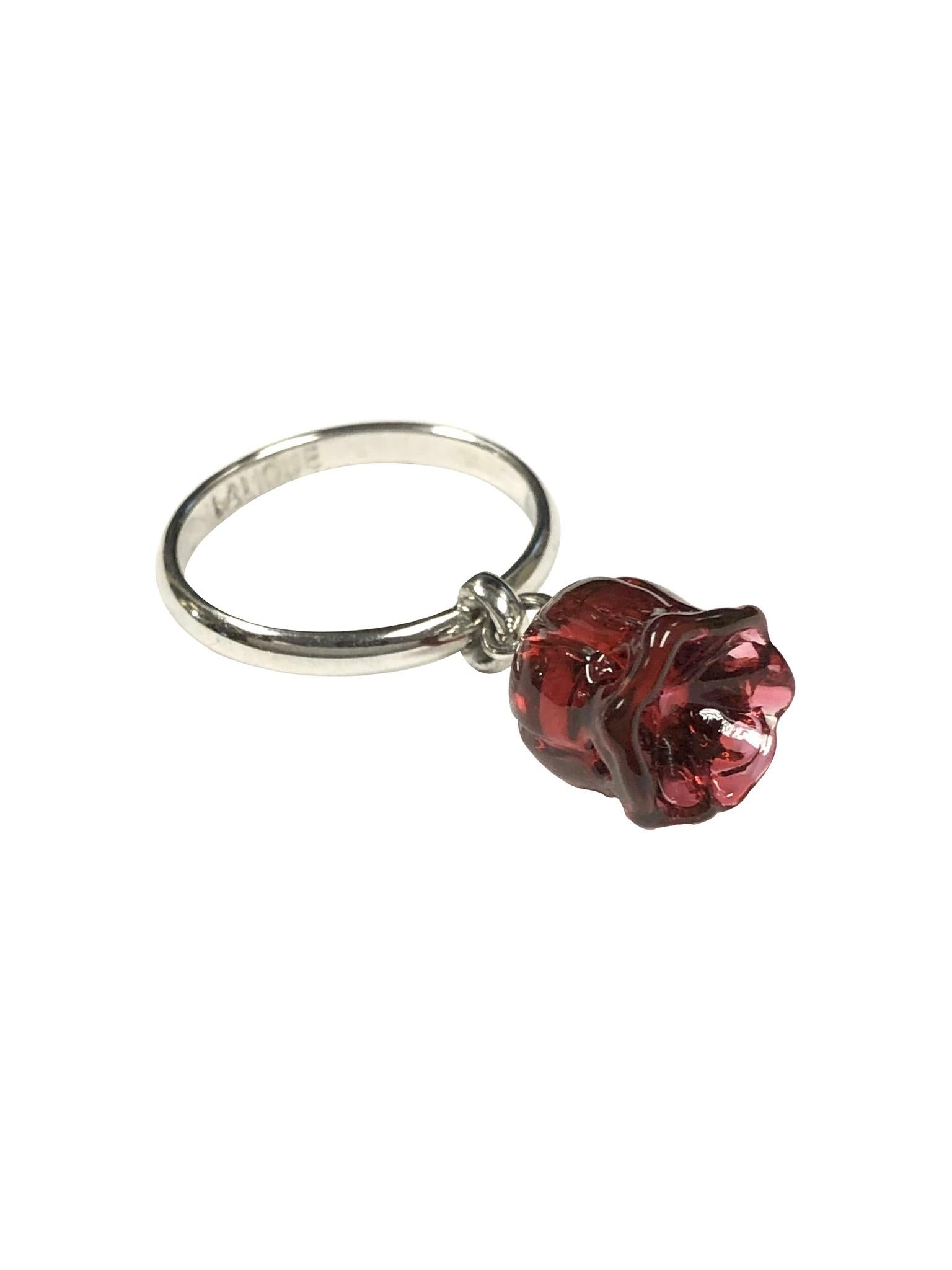 crystal flower ring