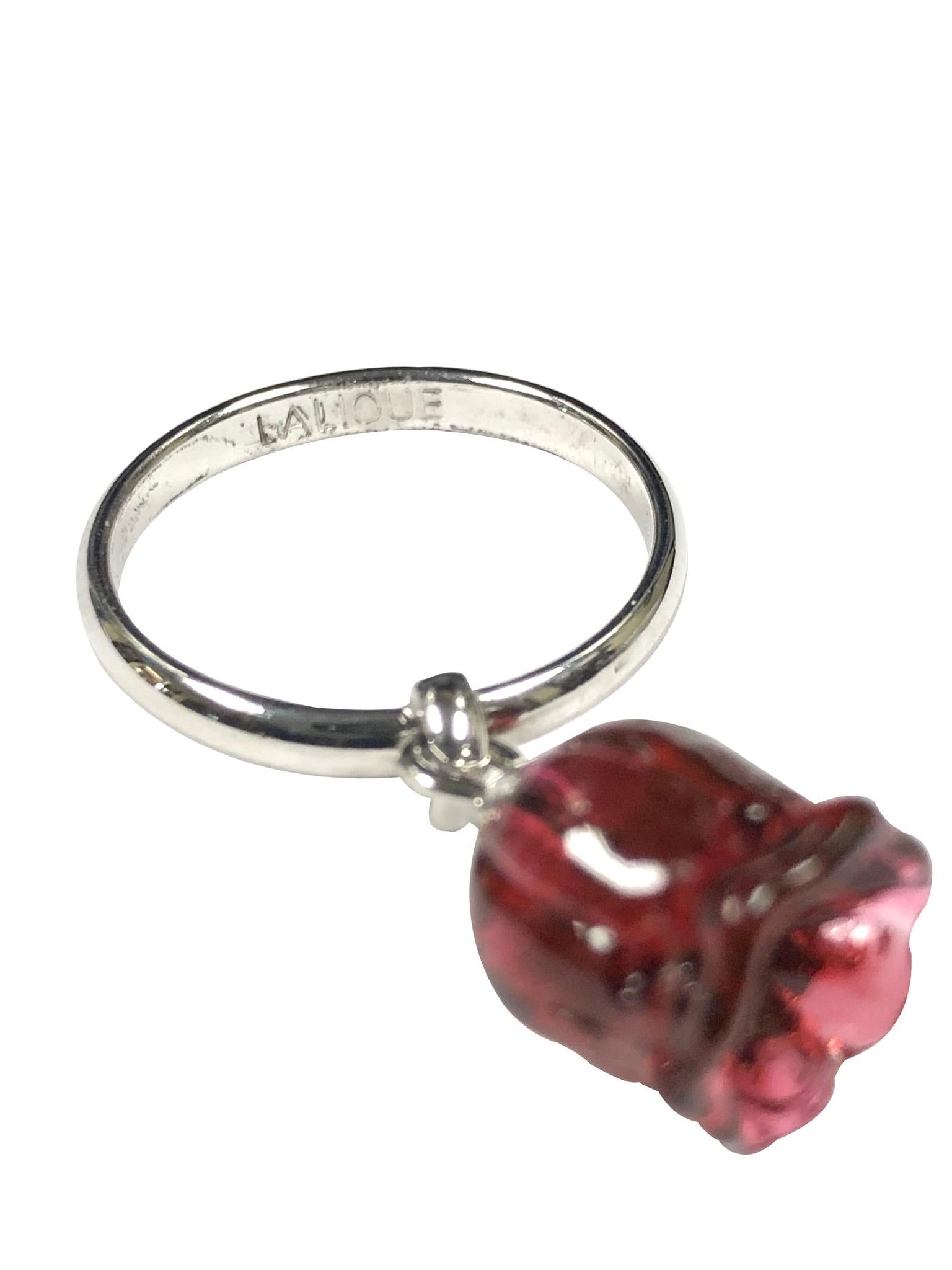 red crystal ring