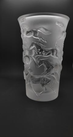 Lalique Mustang Vase