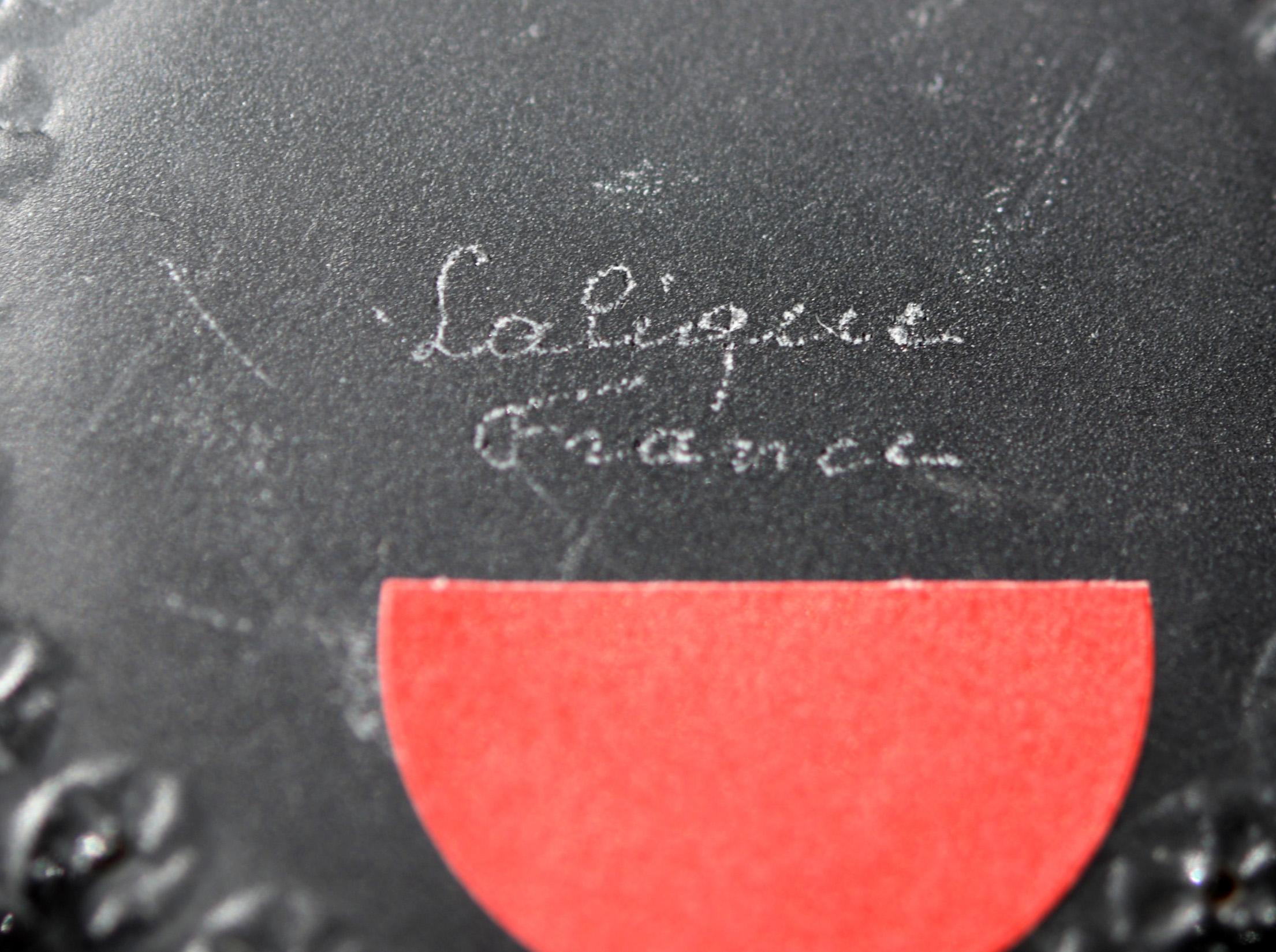 French Lalique Nemours Bowl, circa 1980