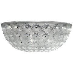 Vintage Lalique Nemours Bowl, circa 1980