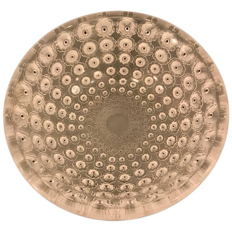 Lalique "Nemours" Crystal Glass Bowl