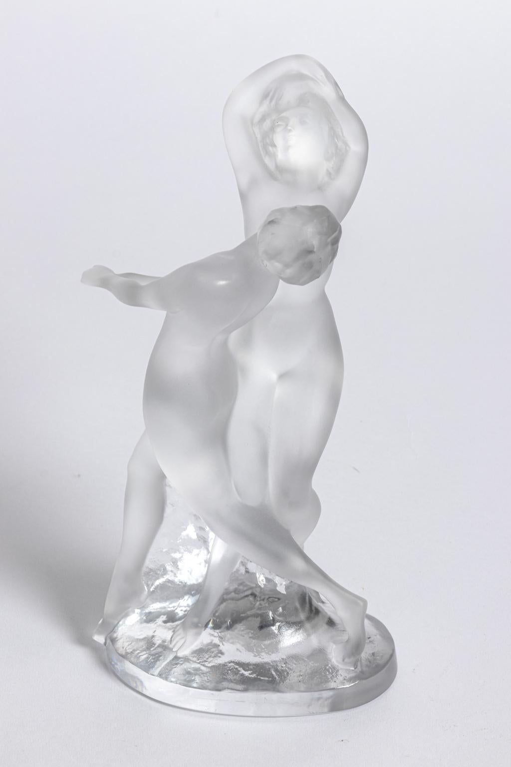 French Lalique Nude Dancers 