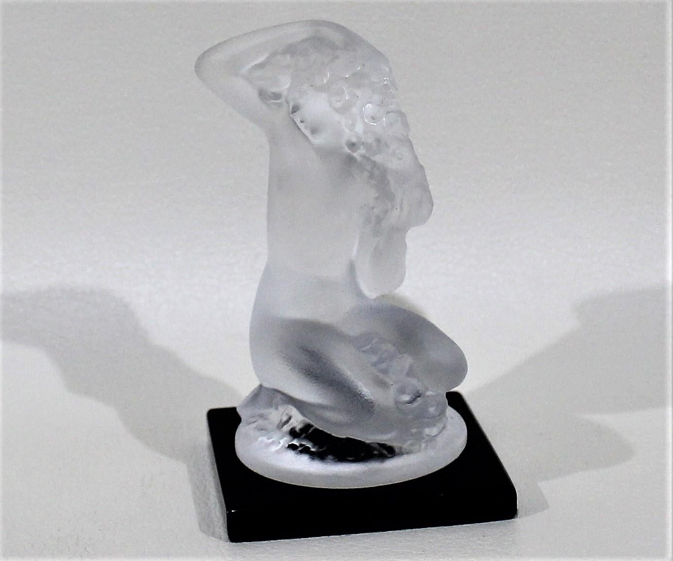 Lalique nude female figure.