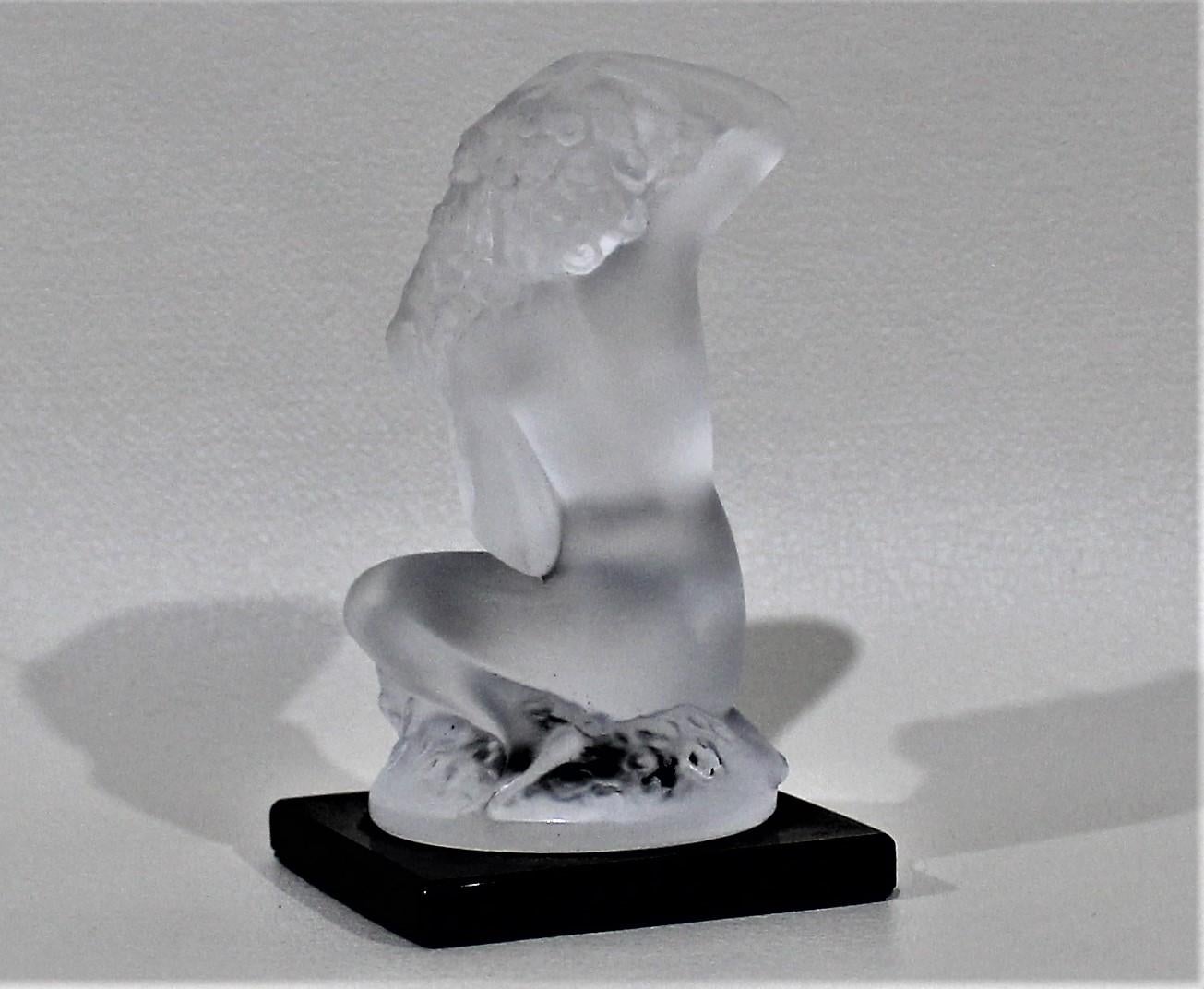 French Lalique Nude Female Figure