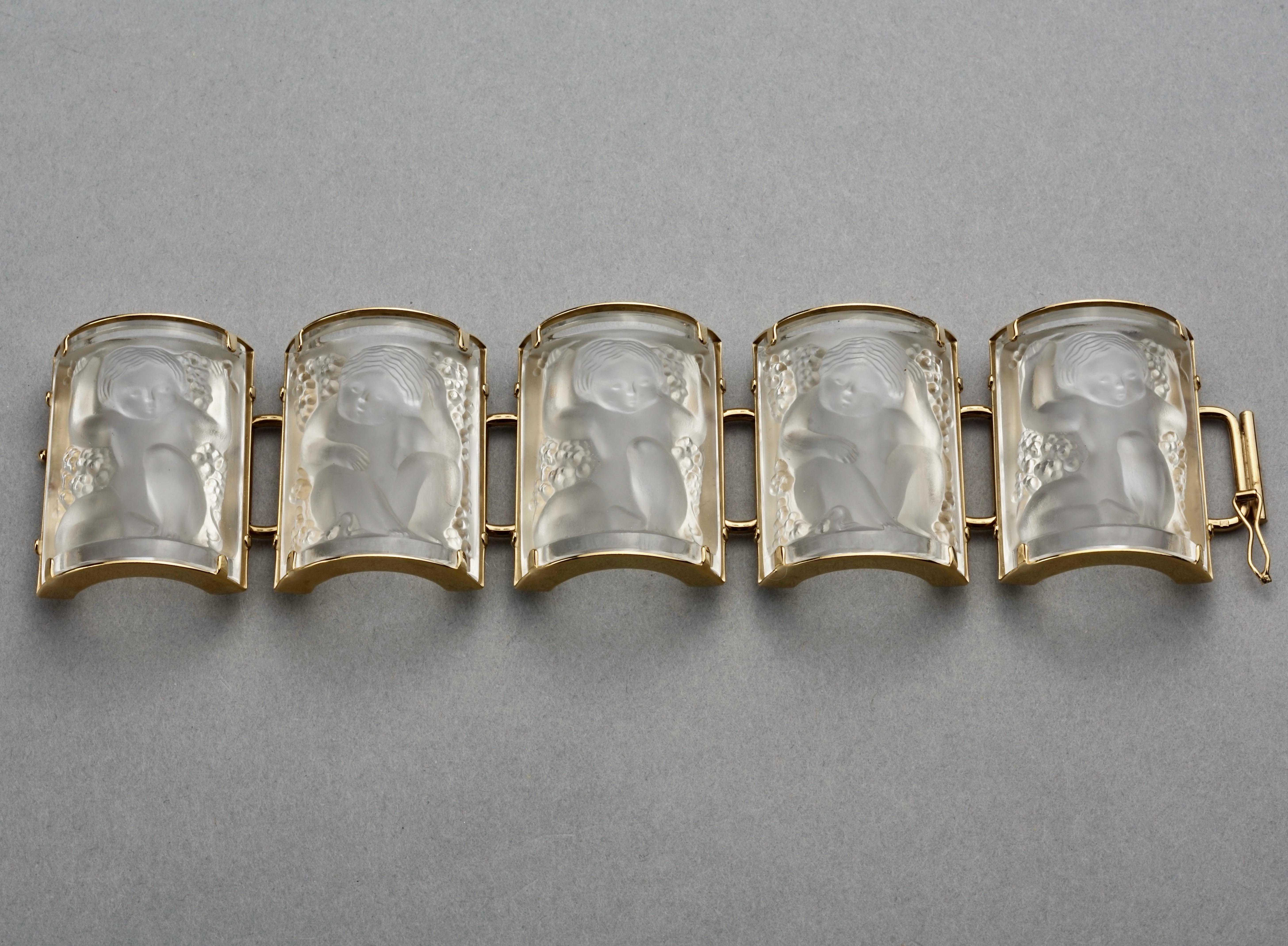 bracelet lalique cristal