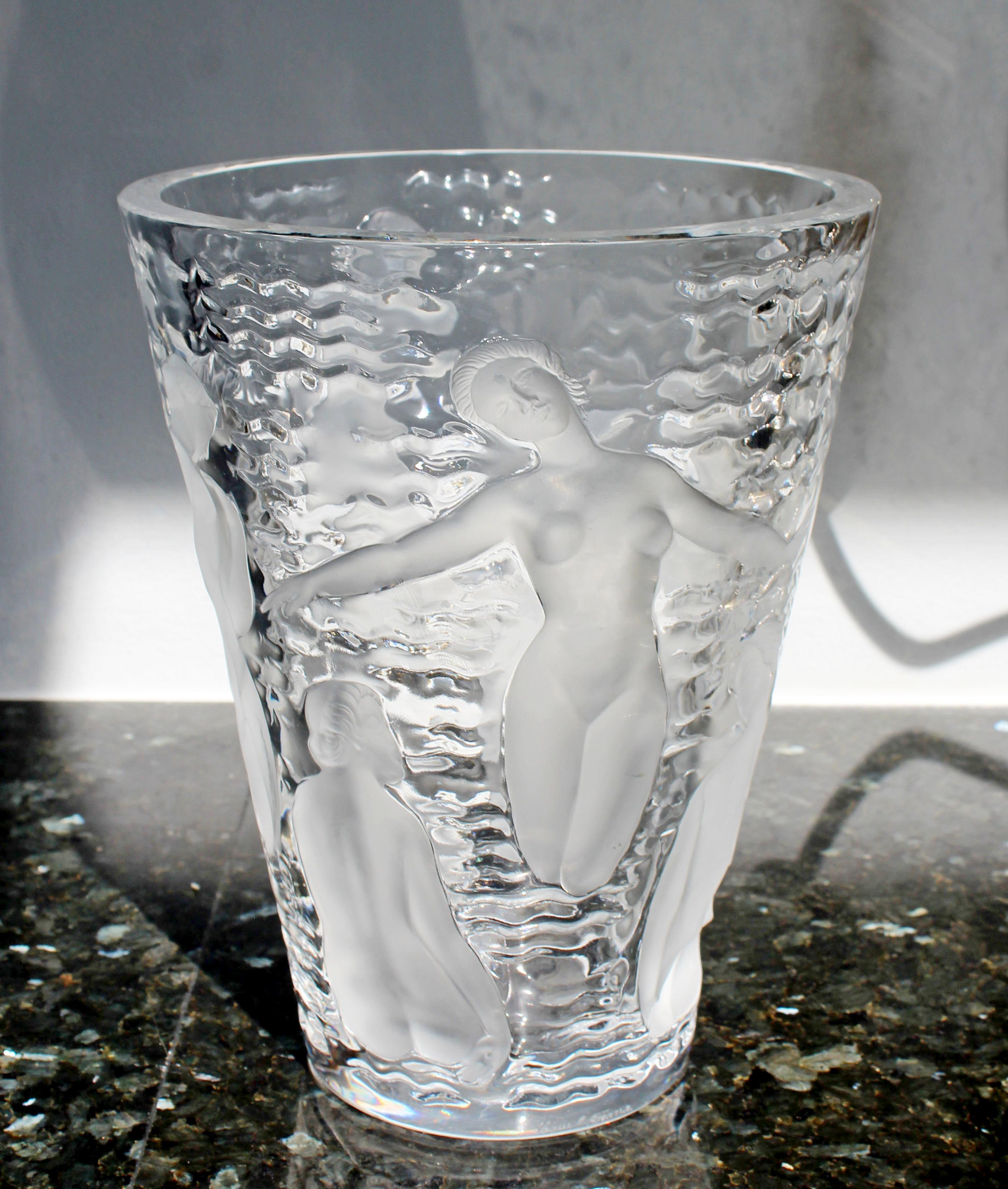 lalique ondines vase