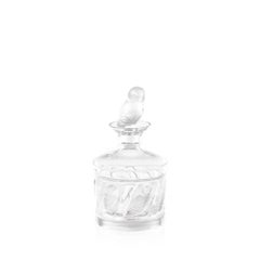 Lalique Owl Wine Decanter in Clear Crystal