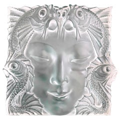 Panneau Lalique "Masque de Femme