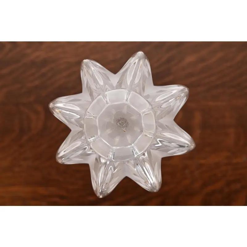 Vase en cristal givré de Marie-Claude Paris Lalique en vente 2