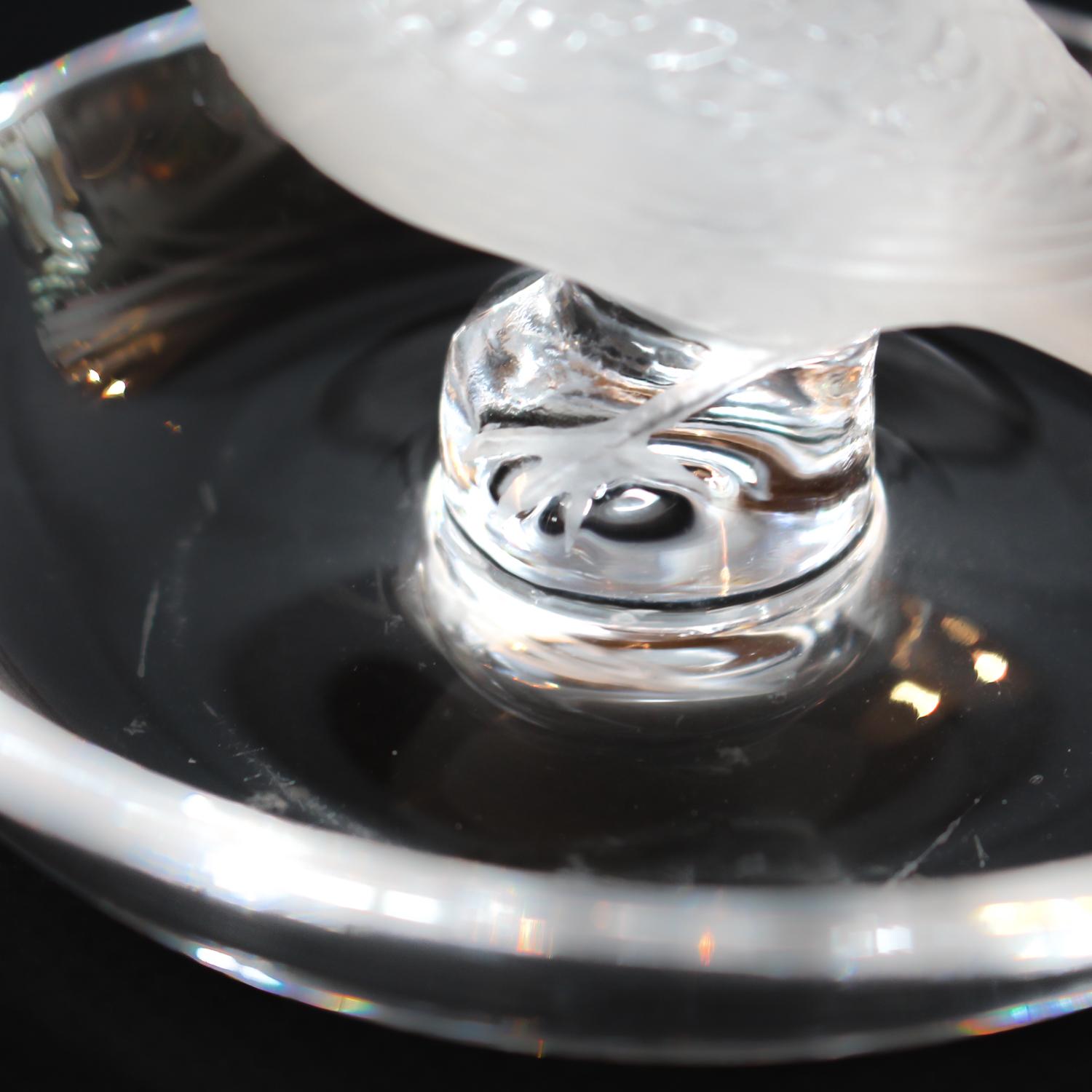 French Lalique Partridge Ring Dish