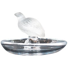 Lalique Partridge Ring Dish