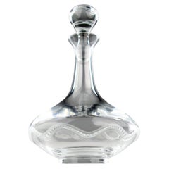 Lalique, Pearled "Champs de Mars" Wine Decanter, France 1990s