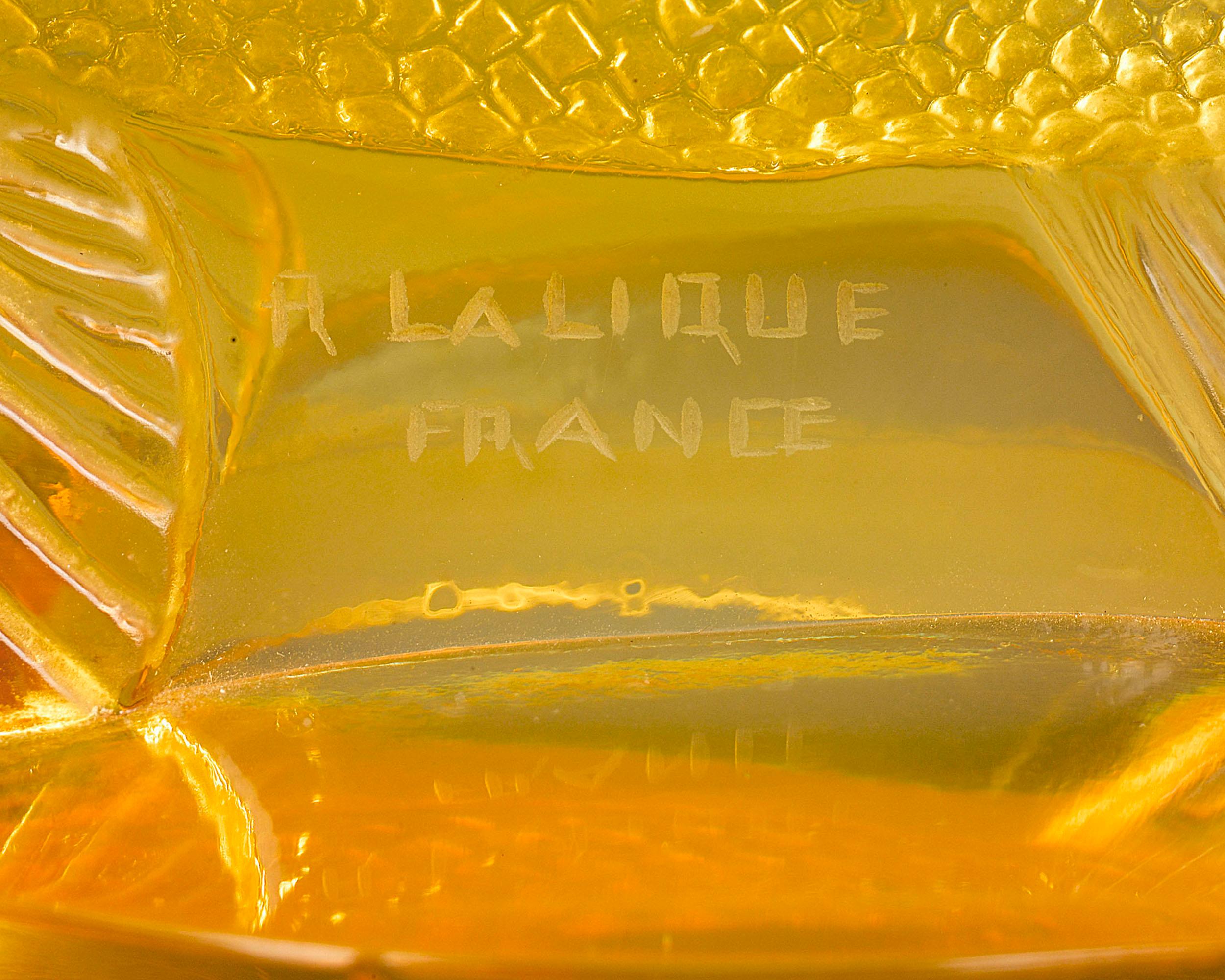 French Lalique Perche Automobile Mascot