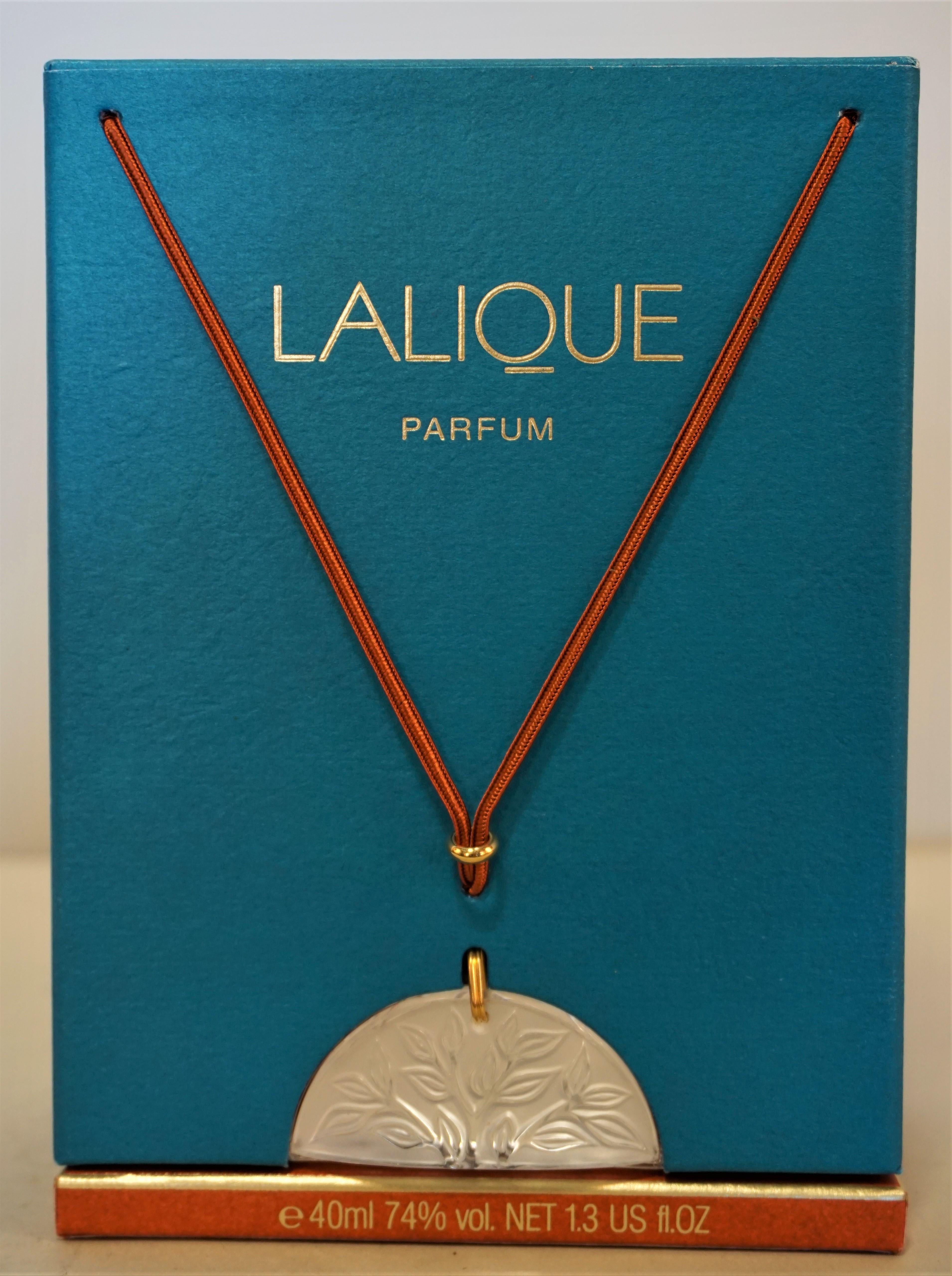 Lalique Perfume Bottle with Pendant 4