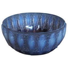 Vintage Lalique Perruches Bowl