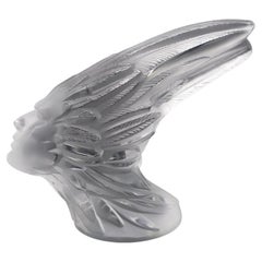 „Phenix“ Phoenix Mascot oder Briefbeschwerer aus Kristall von Lalique, Art déco, Frankreich