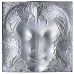 Lalique Plate "Masque de Femme" 1935 Art Deco