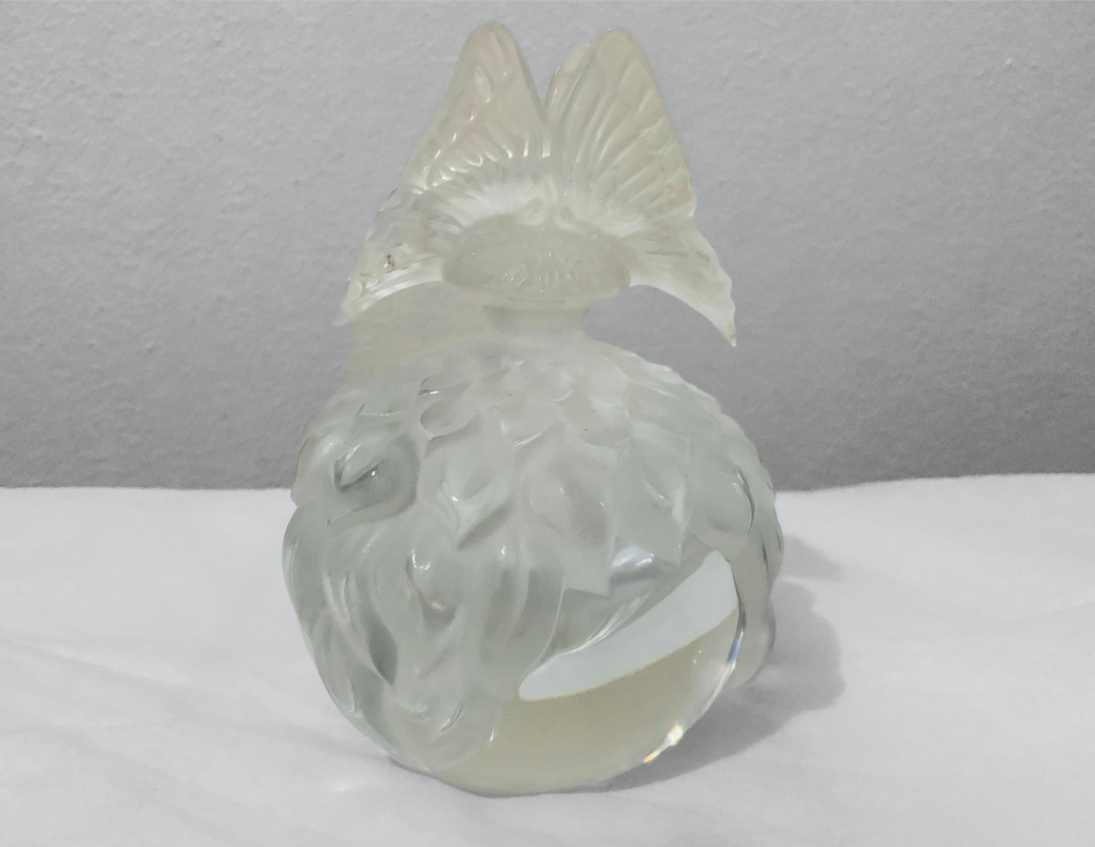 perfume with butterfly on bottle
