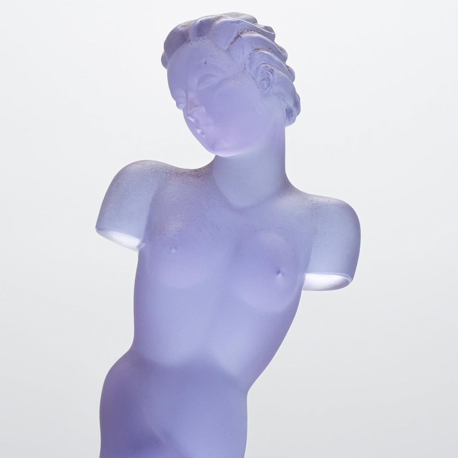 Art Déco Scultura Lalique viola 