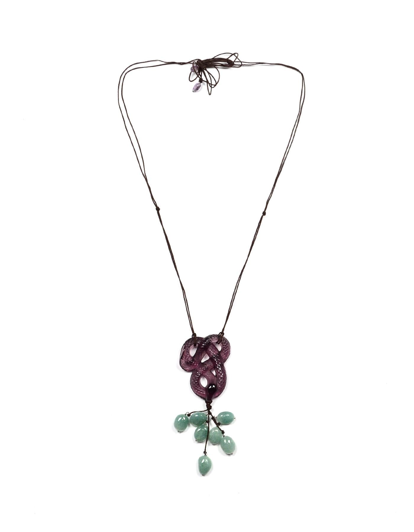 purple crystal necklaces