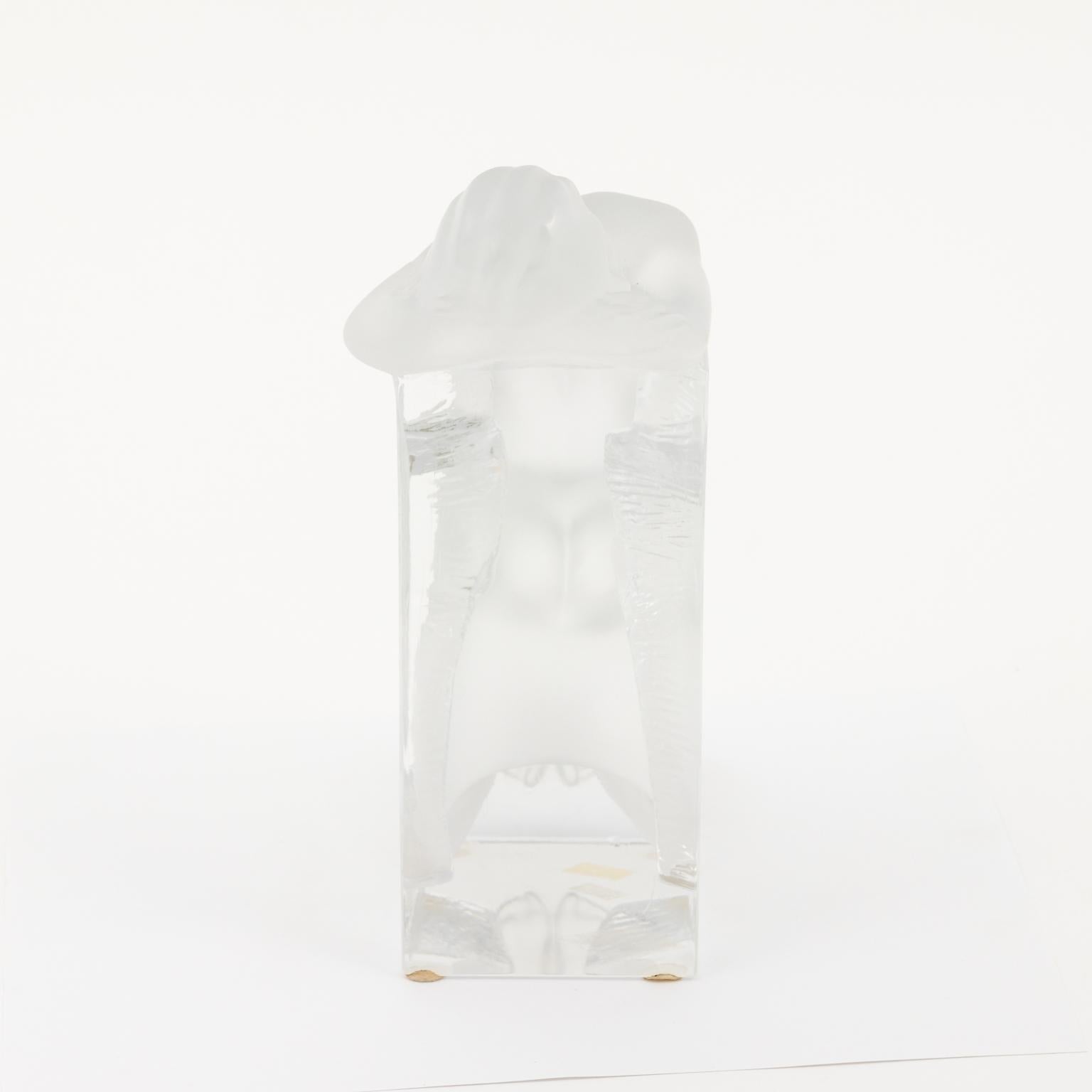Rare serre-livres Lalique 
