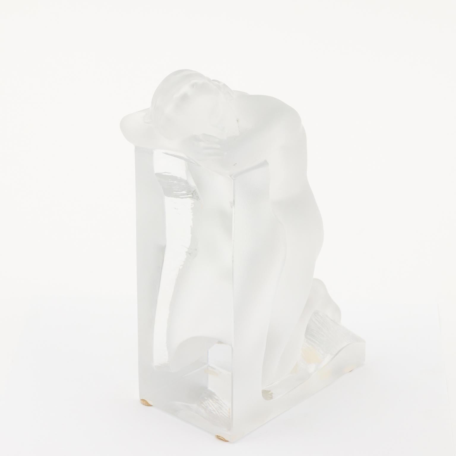 Rare serre-livres Lalique 