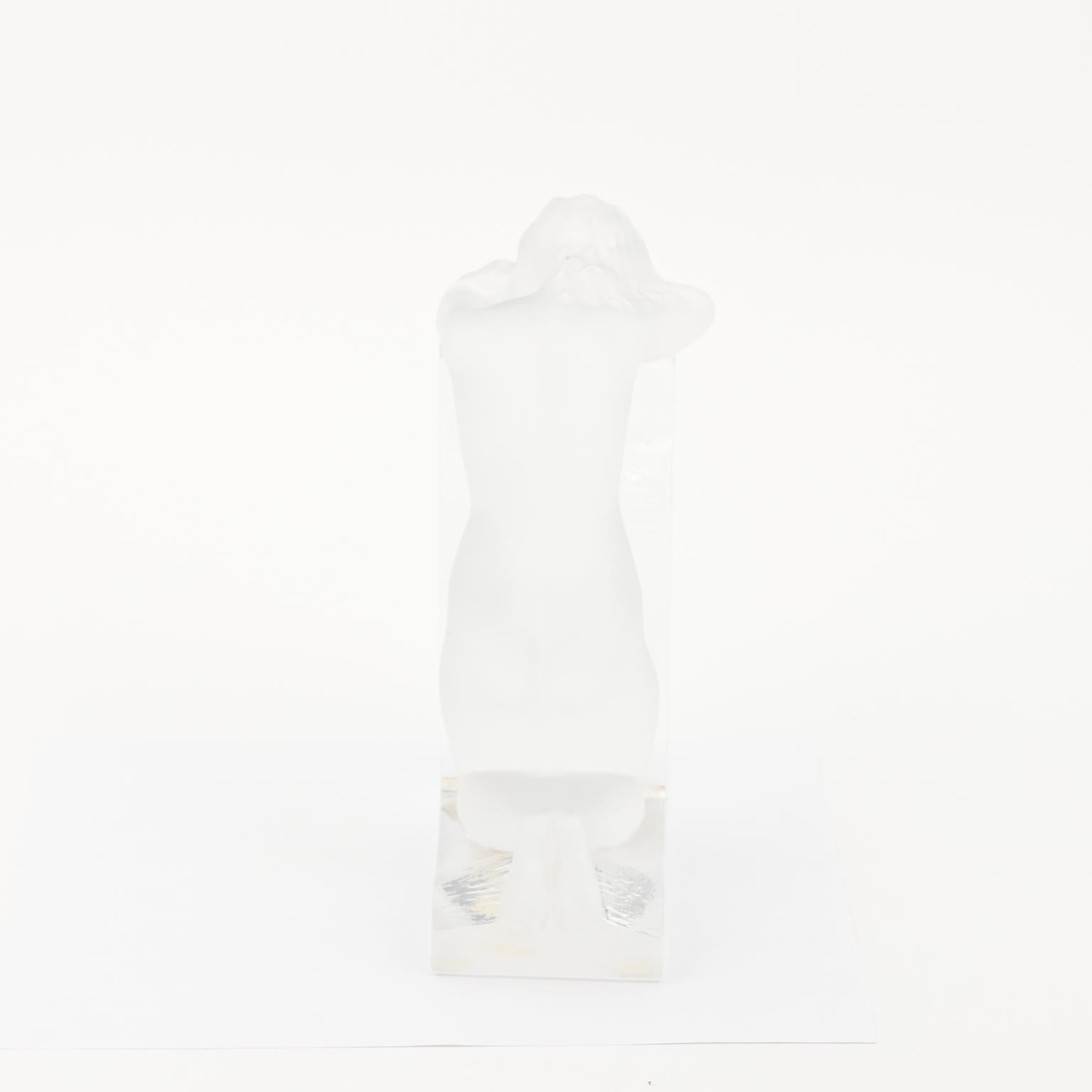 Rare serre-livres Lalique 