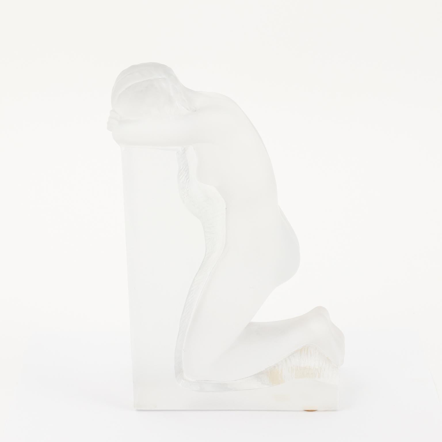 Rare serre-livres Lalique 