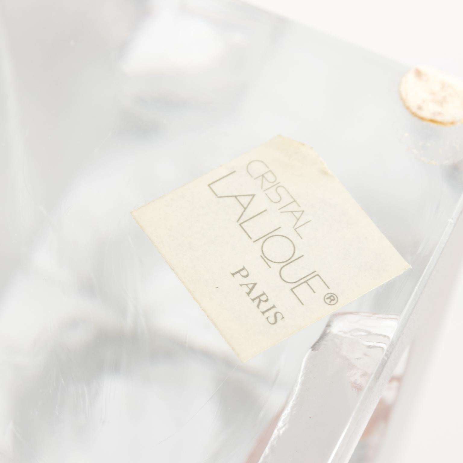 Rare serre-livres Lalique 