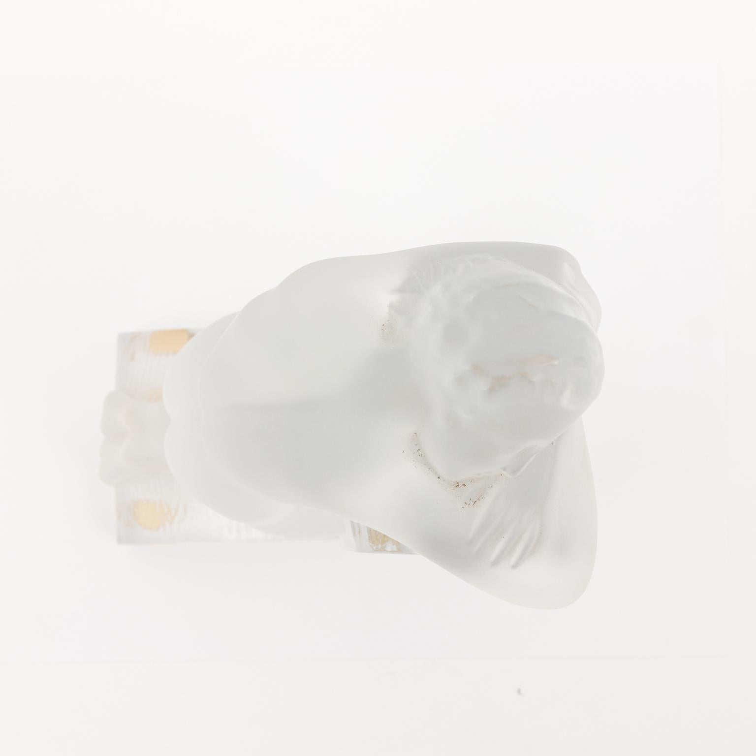 Rare serre-livres Lalique 